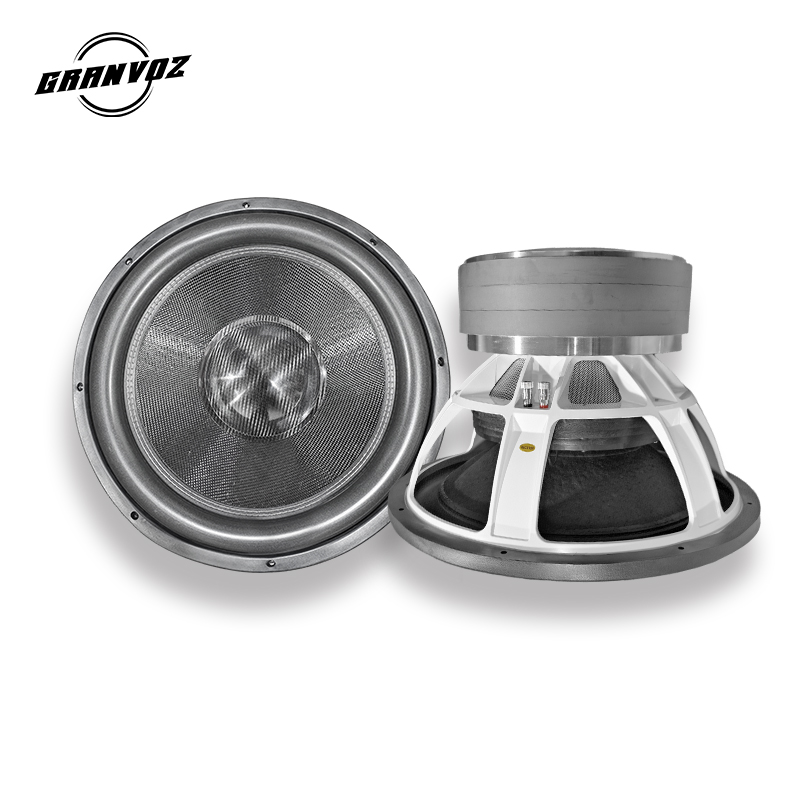 18インチ サブウーファー 4500W RMS デュアル 2オーム アルミ