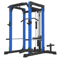 Máquina de Entrenamiento de Fuerza Multifuncional de Alta Calidad, Barra de Dominadas, Jaula de Potencia, Soporte para Sentadillas, Prensa de Piernas, Máquina Smith