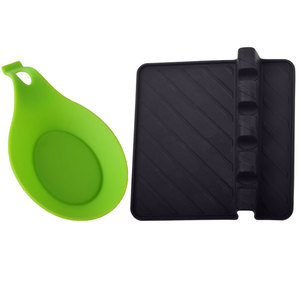 Tapete de Silicona para Escurrir Platos, Apto para Lavavajillas, Ecológico, con 4 Compartimentos, Soporte para Utensilios de Cocina, para Ollas y Cucharas - Product Image 2