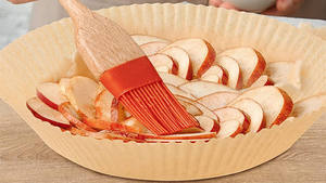 Tazas desechables antiadherentes de tamaño grande para horno <span class=keywords><strong>Airfryer</strong></span> Liner, tazas de papel seguras para hornear para el hogar, cocinar, hornear, asar para alimentos - Product Image 2