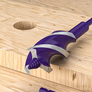 Trapano Elettrico Manuale 6-35mm per Lavorazione del Legno con Attacco Esagonale, <span class=keywords><strong>Punta</strong></span> a Quattro Lame e Tre Scanalature, Trapano a Spirale - Product Image 3