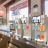 Nouvelle machine à granita Kolice pour boissons glacées, cocktails, margaritas, jus et smoothies, avec boîte lumineuse publicitaire, 110V/220V, certifiée CE ETL 1
