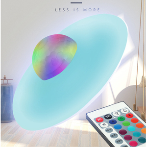 Điều Khiển Từ Xa RGB E27 Bóng Đèn <span class=keywords><strong>Led</strong></span> Âm Nhạc Bóng Đèn Âm Nhạc Với Loa Đèn Sân Khấu Âm Nhạc RGB Bầu Không Khí Tiệc Tùng - Product Image 5