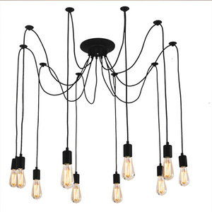 Lampadario <span class=keywords><strong>The</strong></span> Heavenly Maiden Scattering Flowers, Stile Industriale Retrò per Bar, Caffetterie, Uffici, Negozi di Abbigliamento - Product Image 5