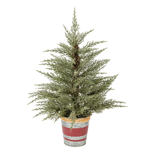 Arbol De Navidad Co-Arts Small Forest 20 pulgadas Potted Christmas Tree-Realista PVC Sapin De Noel Decoraciones - Product Image 1