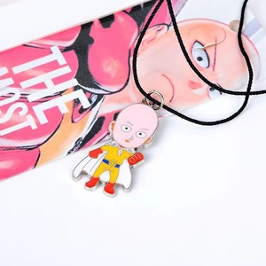 Joyería Periférica de Anime, Collar con Colgante de <span class=keywords><strong>One</strong></span> <span class=keywords><strong>Punch</strong></span> <span class=keywords><strong>Man</strong></span>, Llavero de Saitama - Product Image 6