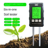 Testeur de sol 6-en-1 Ruixiangtong ST-03 : Détecte le pH, la température, l'humidité, la fertilité du sol, l'intensité lumineuse, analyse du sol horticole