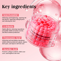 Fabricant de crème pour le visage en capsules OEM ODM Marque privée TXA Niacinamide Arbutin 70g Crème hydratante éclaircissante pour le visage