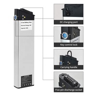Batterie de vélo électrique pliable 48v 52V 13ah 15Ah 16Ah 17,5 Ah 18650 batterie batterie au lithium 48v batterie au lithium-ion