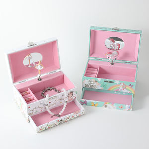 Caja de Música de Madera Personalizada con Forma Rectangular, Linda Caja de Música para Regalo de Cumpleaños, Caja de Almacenamiento de Joyas para Niños - Product Image 3