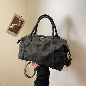Nuevo bolso de mano Retro para mujer, bolso de hombro de cuero vegano Vintage Simple, bolso cruzado para mujer - Product Image 6