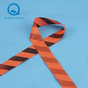 Orange/Black, Pink/Black, Yellow/Black Stripe Printed/Printing OEM Survey Flagging Tape