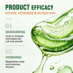 Gel d'aloe vera biologique Icesea pour le visage, anti-allergique, anti-acné, hydratant, réparation de la peau, tous types de peau, utilisation de nuit, OEM - Product Image 4