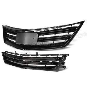 Nouvelles 2 grilles de pare-chocs avant supérieures et inférieures de remplacement pour Chevrolet Impala 2014-2020, grilles de course centrales pour pare-chocs avant - Product Image 3