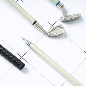 Ensemble de stylos de golf miniature pour cadeau promotionnel - 3 couleurs d'encre, anti-stress de bureau et idée de cadeau d'anniversaire original - Product Image 3
