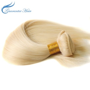 Paquetes de Cabello Rubio 613 al por Mayor, Extensiones de Cabello Humano Virgen Brasileño 613 con Cierre de Encaje HD - Product Image 1