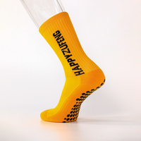 Vente en gros de chaussettes de sport brodées personnalisées antidérapantes pour jeunes enfants, football, football