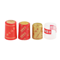 Capsules de bouteilles de vin en PVC de 30 mm, personnalisées, étanches, de qualité alimentaire, avec logo couleur personnalisé, pour bouteilles de vin et de champagne, vente en gros du fabricant