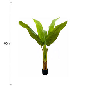 装飾用プラスチック製人工バナナの木 結婚式や家庭菜園の装飾に - 環境に優しく耐久性があります - Product Image 5