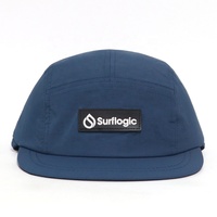 Casquettes de camping imperméables en nylon à 5 panneaux à bord plat personnalisées avec logo en cuir – Vente chaude – Chapeaux de voyage et de plage pour hommes en gros