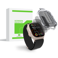 Protector de Pantalla de Vidrio Templado de Privacidad de Grado AAA al por Mayor, Protector de Pantalla Curvo 3D para Reloj Ultra de 49 mm, Antiespía, HD Transparente, 9H Anti-Golpes