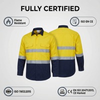 Combinaison de travail unisexe haute visibilité industrielle, respirante, en coton, ensemble uniforme de travail de construction