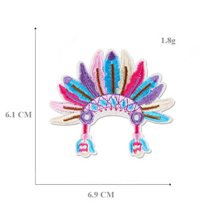 Parches Termoadhesivos Bordados con Diseño de Corazón, Flor, Animal, Rayo, para Decorar Ropa, Lindos para Chicas - Product Image 6