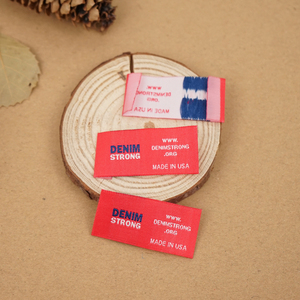 Etiqueta Tejida Personalizada <span class=keywords><strong>para</strong></span> la Parte Trasera del Cuello de la <span class=keywords><strong>Ropa</strong></span>, Lavable - Product Image 3
