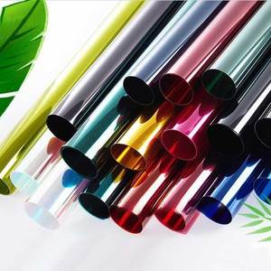 Pellicola per finestra decorativa autoadesiva a colori con rivestimento <span class=keywords><strong>in</strong></span> vetro Color arcobaleno - Product Image 5
