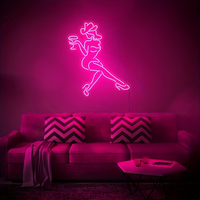 Enseigne néon LED élégante rétro pour femme, étanche IP67, décoration murale en forme de femme sexy pour café, pub, salon, chambre à coucher