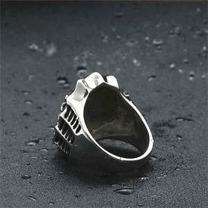 Anillo de Acero Inoxidable para Hombre, Diseño de Araña Plateada, Estilo Punk, Joyería Casual 26047 - Product Image 3