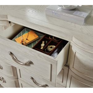 Armoire à tiroirs en bois de style campagnard français, 12 tiroirs avec poignées en fer, pour la salle à manger, la cuisine, le salon, la chambre à coucher, rangement - Product Image 4