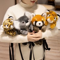 Nouvelles Tendances 2026 : Sac à Dos en Peluche Tigre Kawaii, Sac à Dos Animal de Dessin Animé Mignon, Sac en Peluche Lion Koala, Jouet en Peluche pour Enfants