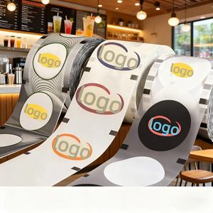 Capuchon de scellement pour boissons en plastique PP personnalisé pour gobelets avec <span class=keywords><strong>ouverture</strong></span> facile, anti-poussière, options d'impression personnalisée, tailles 130*115mm et 130*130mm - Product Image 2