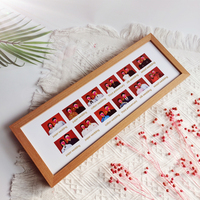 Cadre photo rectangulaire créatif en panneau artificiel pour cadeau d'anniversaire de mariage, affichage pour couple, Chine