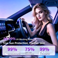 Película para Ventanas de Alta Gama 3M, Tinte para Ventanas VLT 20%, IRR 97%, Nano Cerámica, Garantía de 10 Años, UV 99%, CR20 Negro PET, Película para Ventanas de Auto 90%
