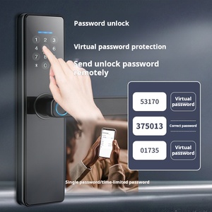 数字指纹存储卡 Zigbee Tuya WiFi 控制 TTlock 远程访问系统 铝制 Serratura 智能门锁 - Product Image 3