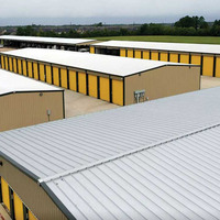 Kit de construction métallique pour entrepôt, hall ou hangar à ossature légère en acier