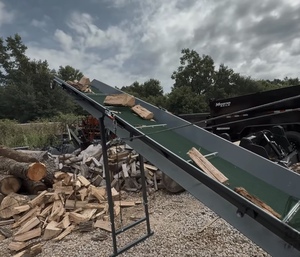 Déchiqueteuse de bois de chauffage professionnelle 6 voies avec cale inférieure, convoyeur à bande, type remorque, pour exploitation agricole et forestière, <span class=keywords><strong>machine</strong></span> robuste - Product Image 6