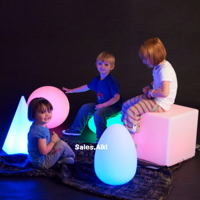 Boîte à lumière LED pour thérapie sensorielle, lumière apaisante, jouets pour l'autisme, table interactive à changement de couleur, stimulation visuelle pour les autistes