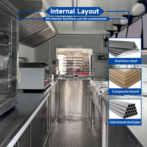 Remolques de Comida Comerciales Totalmente Equipados, Camión de Comida para la Venta de Queso, Chocolate, Churros, Dulces y Golosinas - Product Image 4