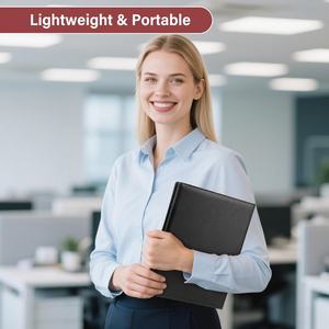JTTJDB Portadocumenti Professionale Multifunzione in Ecopelle con Clipboard per Biglietti da Visita, Documenti Legali e Curriculum - Product Image 5