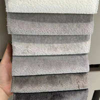 Tissu d'ameublement en velours 100% polyester Velours en tissu gaufré pour rembourrage de canapé