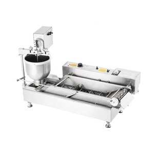 Máquina de aperitivos de soporte técnico, máquina eléctrica comercial de doble fila, automática, para hacer rosquillas - Product Image 1