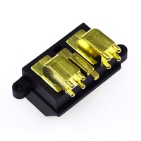 Bornes de sortie audio 3 modèles pour amplificateur de puissance de voiture Borne à vis 3 broches plaquée or Bornes de haute qualité