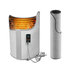 Chauffe-table électrique pliable à panneau infrarouge pour bureau à domicile Chauffe-table d'hiver avec pied Aucun nettoyage nécessaire Fonction étanche - Product Image 2