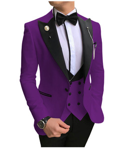 Groom High Quality Wedding Breasted Vest Groom Party Custom Made Color Men Suits <strong>3</strong> <strong>Pieces</strong> Men's Suits Men <strong>Suites</strong> - Product Image 5