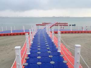 Blocs de quai modulaires flottants en plastique, cubes pontons, passerelle facile à assembler, quai pour jet ski, résistant aux UV et aux chocs - Product Image 3