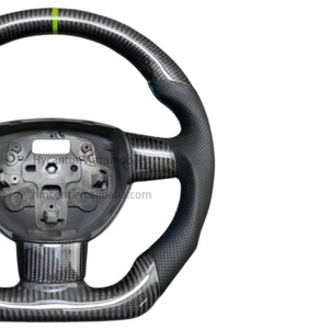 อุปกรณ์ตกแต่งรถยนต์ยอดนิยม หนังคาร์บอนไฟเบอร์แบบเจาะรู สำหรับพวงมาลัยรถยนต์ฟอร์ด โฟกัส - Product Image 4