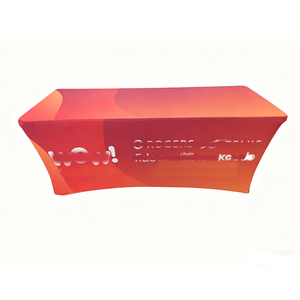 Tovaglie Stretch personalizzate per la stampa di eventi ristorante Spandex tovaglie quadrate per Picnic 100% poliestere - Product Image 3
